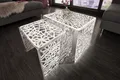 Produktbild: Couchtisch Würfel Set Alu Unikat 40x49cm Metall