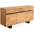 Produktbild: riess-ambiente Sideboard, Braun, Schwarz, Holz, Holz, Metall, 160x85x45 cm, Wohnzimmer, Kommoden & Sideboards, Sideboards