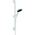 Produktbild: hansgrohe Pulsify Select S Brauseset 105, EcoSmart, 3jet Relaxation, inklusive Brausestange 650mm, 24161700, Farbe: Mattweiß