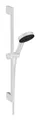 Produktbild: Hansgrohe Pulsify Select S Brauseset 105 3jet EcoSmart Relaxation 650 mm - Mattweiß - 24161700