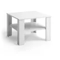 Produktbild: Vicco Couchtisch, Weiß, Holzwerkstoff, 2 Fächer, Quadratisch,Quadratisch, 60x42x60 cm, Wohnzimmer, Wohnzimmertische, Couchtische