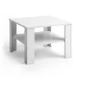 Produktbild: Vicco Couchtisch Homer, weiß, aus Holz, 60 x 42 x 60cm, quadratisch