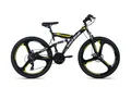 Produktbild: WYLD Mountainbike WYLD Mountainbike Fully 26'' Topspin schwarz-gelb RH 51 cm, 21 Gang Shimano Tourney Schaltwerk, Kettenschaltung