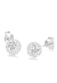 Produktbild: Elli Paar Ohrstecker Kugel Funkelnd 925 Silber, mit Kristallen von Swarovski®