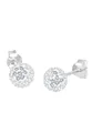 Produktbild: Ohrringe Damen Kugel Stecker mit Kristalle in 925 Sterling Silber