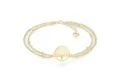 Produktbild: SERASAR Fußkette Fußkettchen aus Sterlingsilber [Life] (Classic, elegant, casual, 1-tlg), Women's Life Anklet in 925 Sterling Silver with 18k Gold Plating