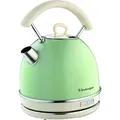 Produktbild: Ariete Vintage Wasserkocher rund 1,7 L grün - Leistung: 2000 W - Grün/Weiß