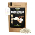 Produktbild: alphazoo Eierschalenpulver Hund & Katze 250g I Calcium hochdosiert aus Eierschale für Knochen, Zähne & Wachstum I Natürliches Kalzium für Hundewelpen & Kitten I Natürlicher, Reiner Barf-Zusatz
