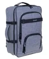 Produktbild: Elephant Rucksack Handgepäck FLY Travel Reise Daypack Kabinenrucksack Kabinengepäck Reiserucksack 42 Liter (Hellgrau-Schwarz 13029)