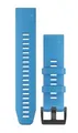 Produktbild: Garmin QuickFit 22-Uhrenarmbänder Zyanblau, Silikon