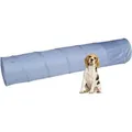 Produktbild: Relaxdays - Hundetunnel, Spieltunnel Für Aktive Hunde, Hundetraining, 200 Cm Lang, Ø 40 Cm, Faltbarer Agilitytunnel, Grau