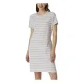 Produktbild: Schiesser Women Shortsleeve Nightshirt Weiß/Grau Baumwolle 46 Damen