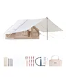 Produktbild: VEVOR Aufblasbares Zelt 3-5 Personen Glamping Zelt mit Pumpe Baldachin 3x2x2m
