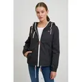 Produktbild: OXMO Kurzjacke OXTilda Kurzjacke mit Kapuze grau XS