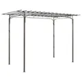 Produktbild: vidaXL Stahl Pavillon Gartenlaube Gartenhaus Laube Gartenhaus