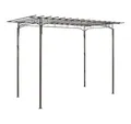 Produktbild: vidaXL Pergola Stahl Pavillon Gartenlaube Gartenhaus Laube Gartenhaus, BxTxH: 320x320x215 cm