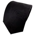 Produktbild: TigerTie Designer Krawatte in schwarz Paisley gemustert