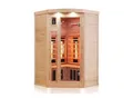 Produktbild: Dewello® Infrarotkabine Infrarotsauna LAKEFIELD 120cm x 120cm inkl. 5 Vollspektrumstrahler, 5 Karbonstrahler, 2 Personen