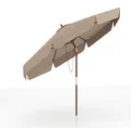Produktbild: COSTWAY Sonnenschirm, Ø 300cm Gartenschirm mit Volant, um 30° knickbar