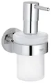 Produktbild: GROHE Essentials Seifenspender Chrom rund mit Halter Wandmontage 40448001 OVP