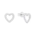 Produktbild: s.Oliver Jewel Damen Ohrringe Silber Zirkonia SO PURE Herz 2017259