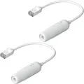 Produktbild: Ubiquiti Easy Cable Verlängerungskabel Cat.6a F/UTP, 2er Pack, weiß