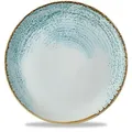 Produktbild: Churchill Super Vit Studio Prints Homespun Accents Flache Coup Teller, 28,8 cm, 12 Stück, Aquamarin, Rund