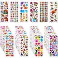 Produktbild: KinderAufkleber  920+ 3D Sticker Set Buchstaben Tiere Zahlen
