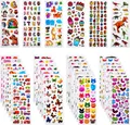 Produktbild: 3D Aufkleber Kinder 36 Bogen 920 Sticker Buchstaben Tiere Obst Z