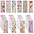 Produktbild: 3D Aufkleber Kinder 36 Bogen 920 Sticker Buchstaben Tiere Obst Z