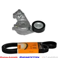 Produktbild: Keilrippenriemen Satz mit Spannrolle VW SEAT SKODA Audi 1.6 1.8 1.8T 2.0 Benzin