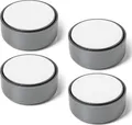 Produktbild: SOTECH 4er Set Möbelfüße GOLF | grau | höhenverstellbar 23,5 - 31,5 mm | Kleben oder Schrauben