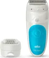 Produktbild: Braun Silk-épil 5 SES 5-605 - Blau - Weiß - 28 Pinzette - MicroGrip - Rasieren - Deutschland - Pour des raisons d'hygiène - ne pas partager l'appareil avec d'autres personnes. Cet... (426639)