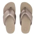 Produktbild: Frauen Flip Flop Zehe Feine Flip Flops Metallic Leichtgewicht 36