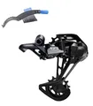 Produktbild: maxxi4you Shimano Deore XT RD-M8100-SGS Schaltwerk 12-Fach 1x12 Shadow RD+ Schwarz inkl Fahrrad Kettenbürste