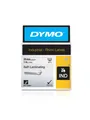 Produktbild: DYMO Rhino Industrie selbstlaminierende etiketten | 24 mm x 5,5 m | Schwarz auf Weiß