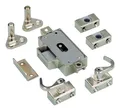 Produktbild: Hettich Set-Drehstangenschloss link s 25 mm matt vernickelt - 0077884