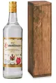 Produktbild: Geschenkbox mit Holzoptik     Prinz  Hausschnaps mit Marille   34% Vol.  1 Liter