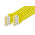 Produktbild: DIGITUS RJ45-Stecker/RJ-45 Stecker Netzwerkkabel DK-1644-A-010-Y-10 1,0 m gelb, 10 St.