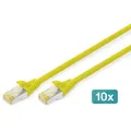 Produktbild: Digitus CAT 6A S/FTP Patchkabel, 10 Stück