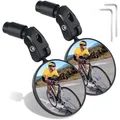 Produktbild: Fahrradspiegel Rückspiegel, 360° Drehbar, Weitwinkel, Lenkerspiegel für Fahrrad