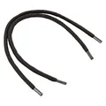 Produktbild: REMA 1 Paar Schnürsenkel schwarz - rund - dick - Ø 4,5 mm von 40 cm - 600 cm (40 cm)