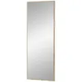 Produktbild: uno Spiegel 44 x 117 cm Turin , holzfarben , Glas,Aluminium,Holzwerkstoff , Maße (cm): B: 44 H: 117 T: 2.0
