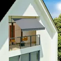 Produktbild: Balkonmarkise Gelenkarm Markise Klemmmarkise Sonnenmarkise Balkon ohne Bohren350