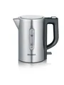 Produktbild: SEVERIN Wasserkocher Mini travel - WK 3647 - Gebürstetes Rostfreies Stahl/Schwarz - 1100 W