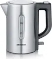 Produktbild: SEVERIN Mini Travel Wasserkocher 0.5 Liter 1.1 kW Edelstahl gebürstet/schwarz (WK3647)