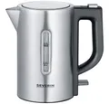 Produktbild: Severin Wasserkocher Severin WK 3647 Wasserkocher BPA-frei Edelstahl, Schwarz Fassungsvermö, 0.50 l, 1100.00 W