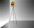 Produktbild: Tripod Vintage Stehleuchte schwarz-gold inkl. 1x 4 Watt E27 LED 1523L Trango