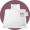 Produktbild: EVAN BROWNS® Kinder Bettdecken Set - Baby Kissen 40x60 cm & Baby Bettwäsche 100 x 135 - Babyzimmer Komplettset - Kinderdecke mit Kopfkissen - Bettdecke Kinder - Kinderbettdecke Set