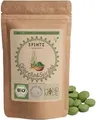 Produktbild: SPINTZ® Bio Spirulina + Chlorella Presslinge 800 Stück | 100% kontrolliert biologischer Anbau | Vegane Chlorella Spirulina Tabletten 500mg/Tab | Plastikfrei verpackte Spirulina Chlorella Tabletten